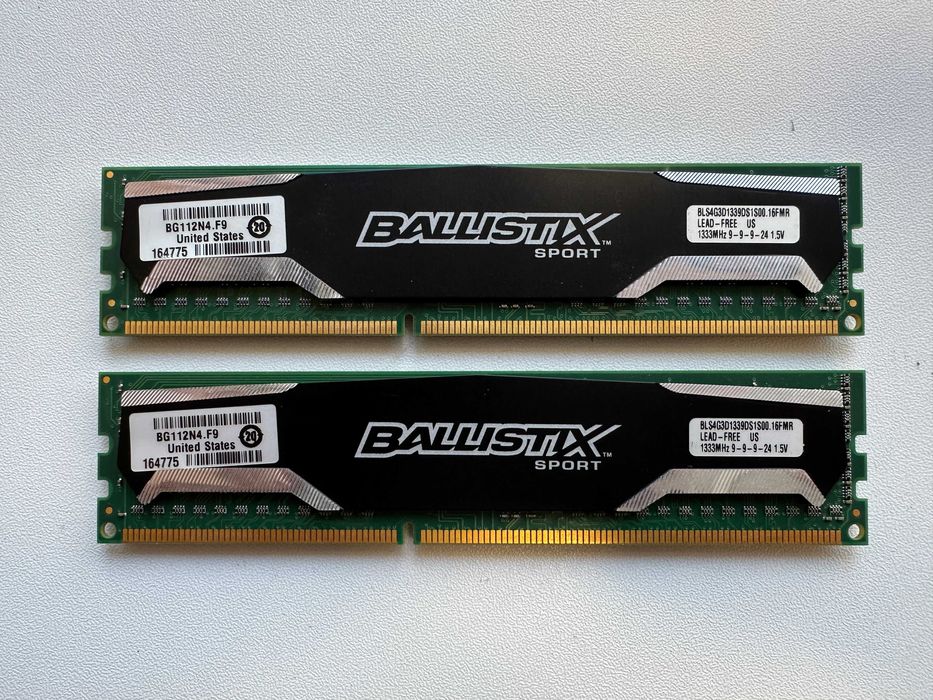 Corsair, Crucial и G.skill DDR3 рам памет- 3 комплекта по 8GB всеки