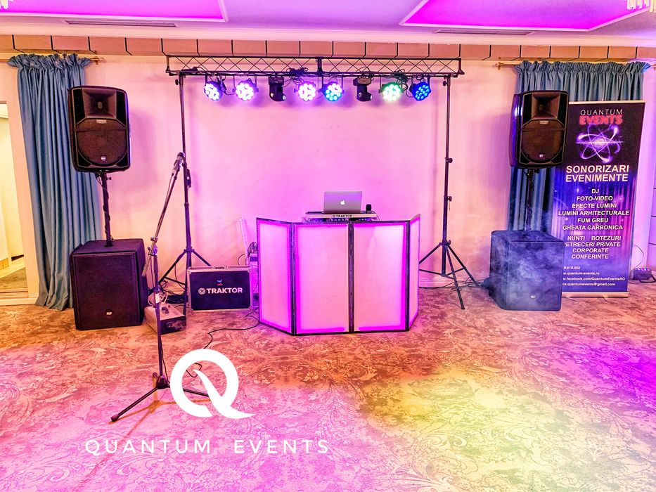 DJ - Fotograf - Cameraman - Sonorizare - Efecte Lumini - Fum Greu