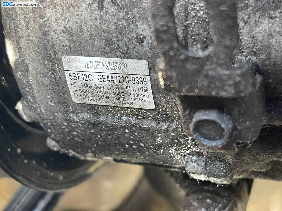 Compresor AC Aer Conditionat Toyota Avensis T25 2.2 D 2003 - 2009 Cod 447220-9399 [C6269]