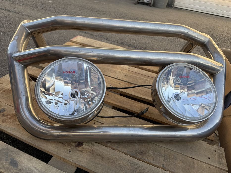 Bullbar inox cu proiectoare - VW Transporter T5 T6 Caravelle Multivan