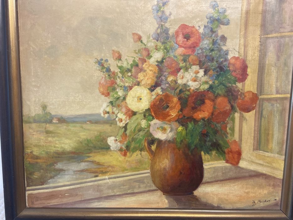 Tablou ,ulei pe panza -90/75 cm