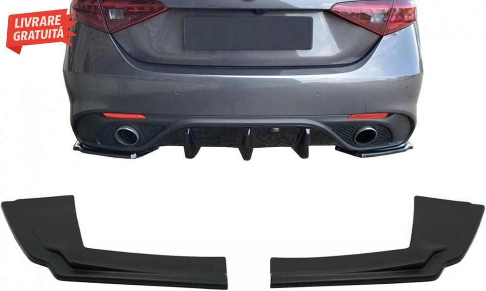 Prelungiri Extensii Bara Spate Alfa Romeo Giulia 952 (2016-2021) Negru