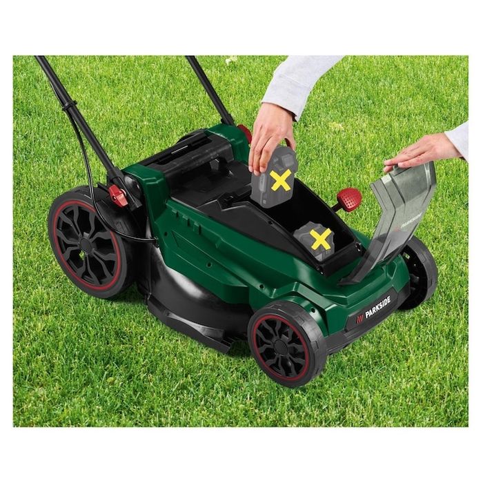 Masina de tuns iarba gazon Parkside pe baterie 20v 40v cositoare noua