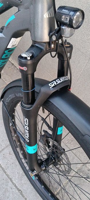 Немски електрически  велосипед Haibike Sduro 27,5 цола,45 см рамка продвам