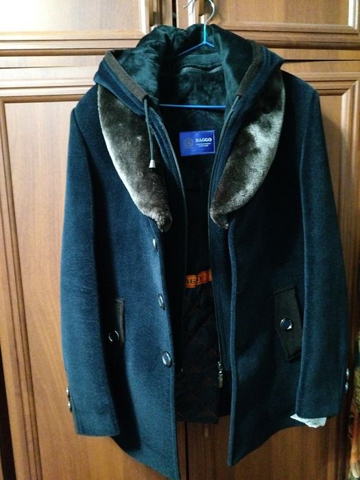 Palto 44 razmer 1 marta kiyilgan made in turkiya