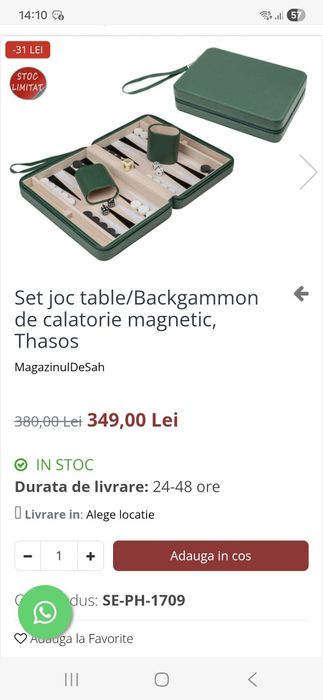 Set table Caraiman