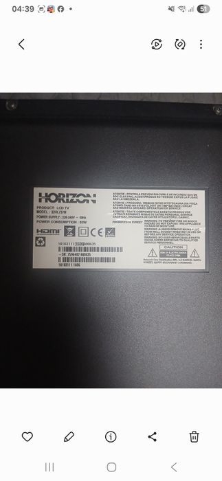 Vând TV   Vortex de 32 inghi 81cm și tv Horizot