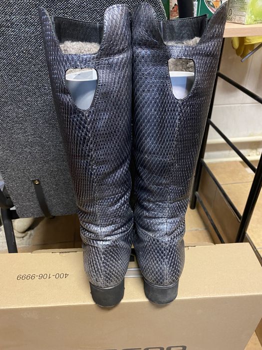 Сапоги, сапожки  кожанные