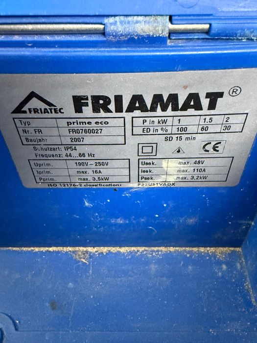 Машина за електрофузионно заваряване FRIAMAT Prime Eco