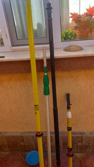 Vand fibră textolitica ,  prajini telescopice contactori.  snaider