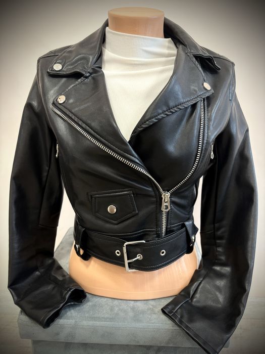 Кожено дамско яке