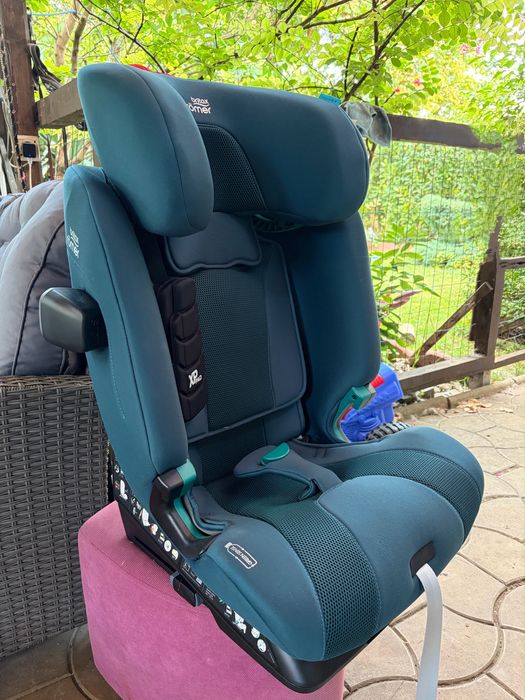 Britax Romer Advansafix Pro, 15 luni - 12 ani, cu isofix, material cu ventilatie, Atlantic Green