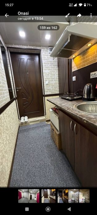 Сдаётся 1 ком квартира на Юнусабад Бадамзар  бывшая общежитие