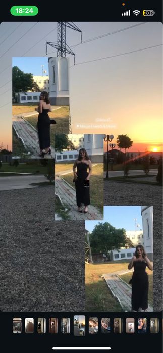 Rochie eleganta cu pene si crapata pe picior
