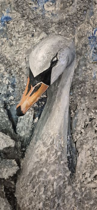 Tablou Lebada in relief