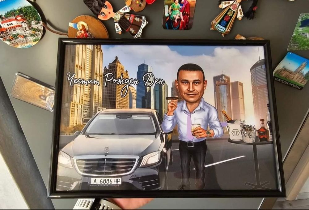 Карикатури и колажи по поръчка