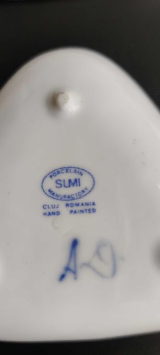 set 6 vase mici din portelan pictate manual-Sumi Porcelain Manufactory