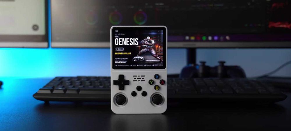 R36S Ретро преносима видео игрална конзола Linux система 3.5-инчов IPS