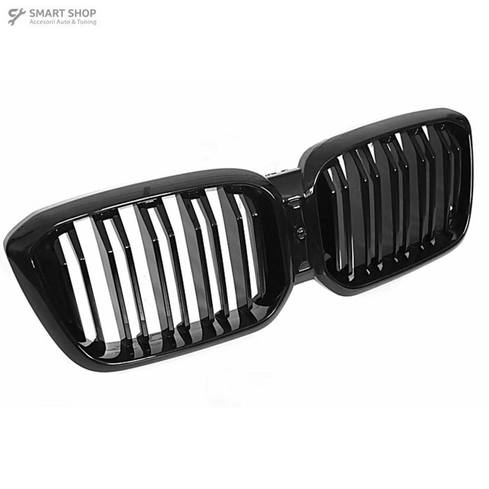Grila Centrala BMW X3 G01 LCI X4 G02 LCI (2021-2025) Negru Lucios Dubl