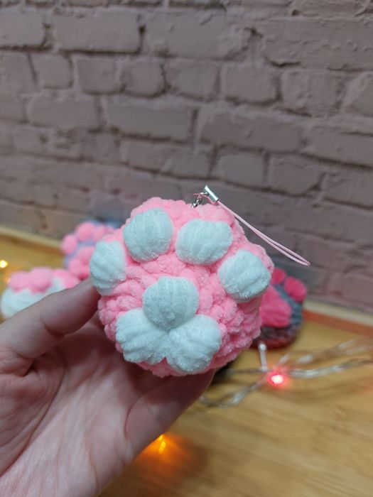 Плюшевые Лапки. Игрушка-брелок. Оптом.