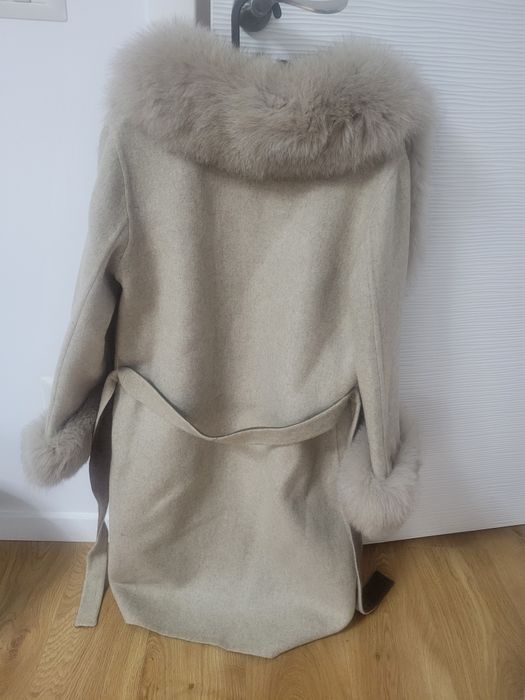 Palton Alpaca dama ,nou! XS(dar merge la S), 100 % original