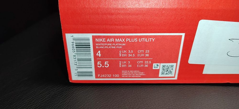 Nike Air Max Plus Utility, номер 36