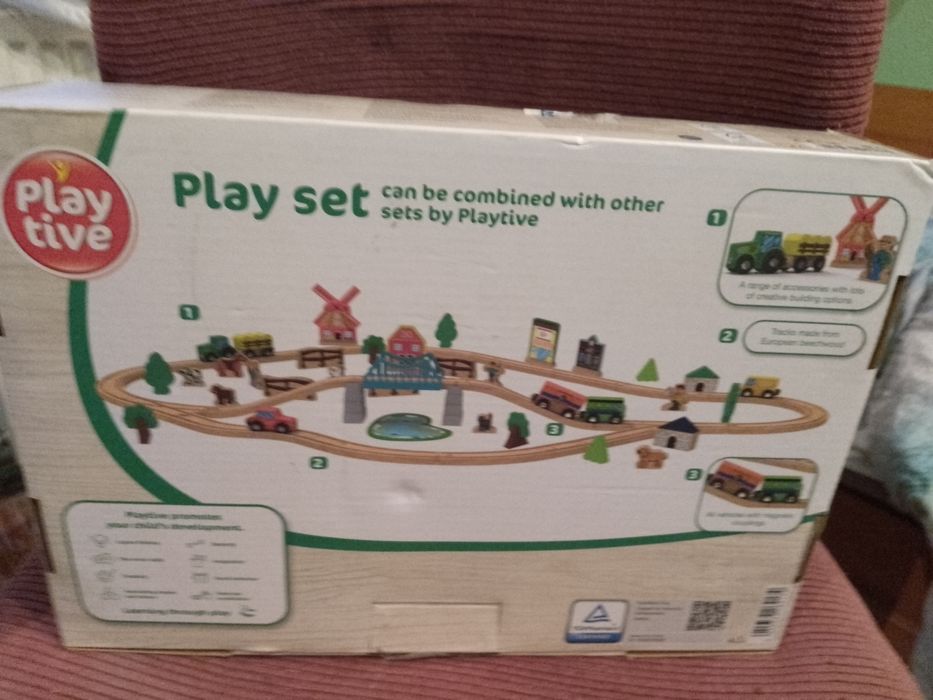 Jucarie lemn trenuleti