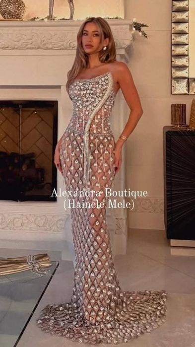 Rochie de seara cu  cristale