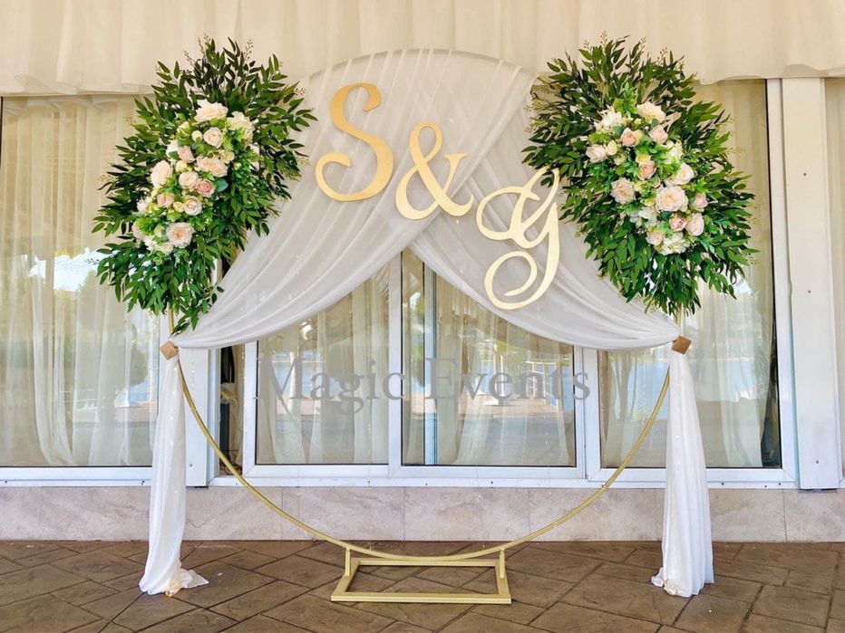 Aranjamente florale - decoratiuni / fum greu - platforma 360