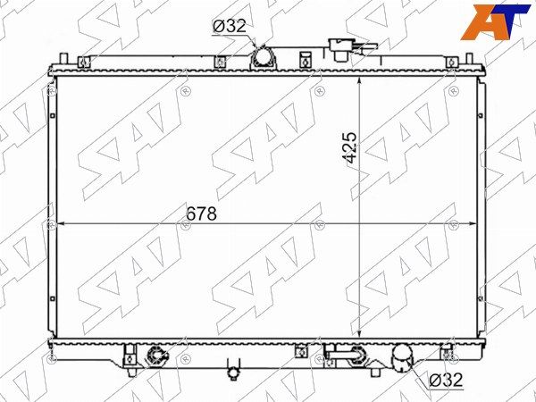Радиатор Honda Odyssey