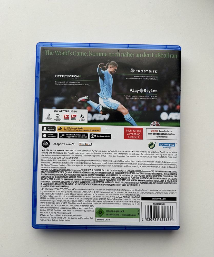 Joc Ps5 PlayStation 5 FC 2024 (Fifa 2024) Original ClujNapoca • OLX.ro