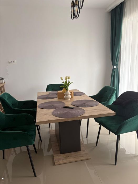 Set masa dining cu 6 scaune