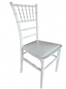 Scaune Chiavari model Tiffany alb