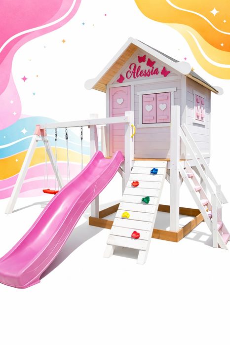 Loc de joaca copii Emma tobogan escalada leagan