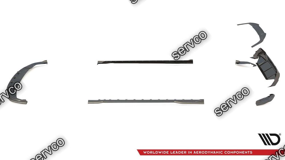 Pachet Set Body kit tuning Carbon Bmw Seria 1 F40 M135i 2019-v4 Maxton