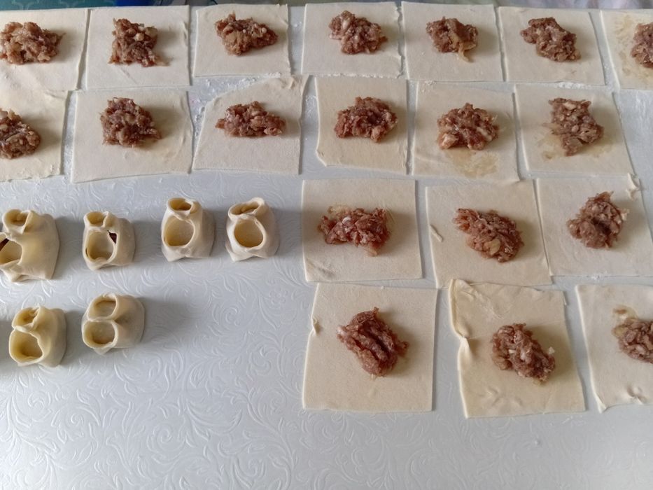 Манты полуфабрикат