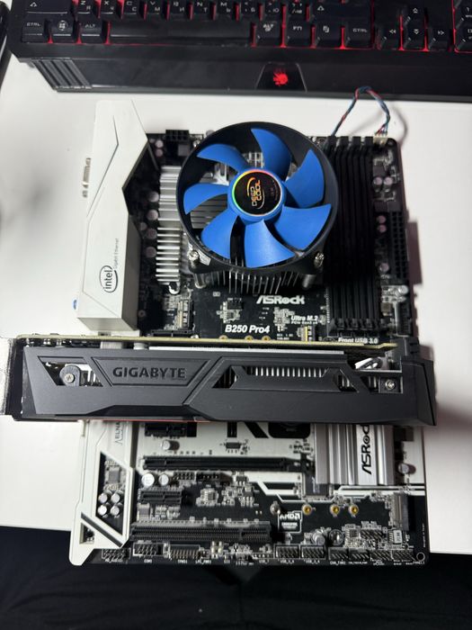 Комплект i7-7700 + gtx 1050ti