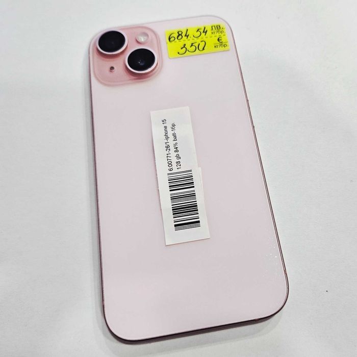 Apple iPhone 15 128GB 84% 00771-26