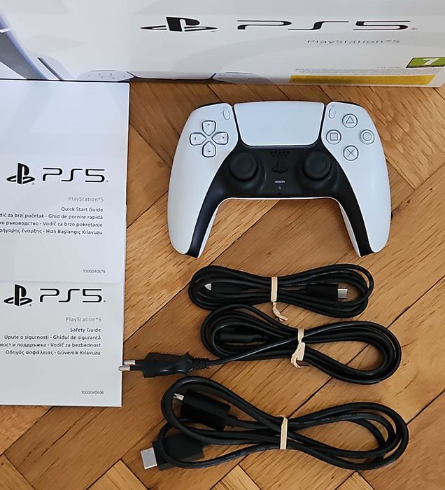 НОВ Playstation 5 SLIM Плейстейшън слим конзола PS5 с диск джойстик PS
