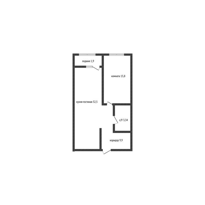 Продажа 2-комнатной квартиры в центре