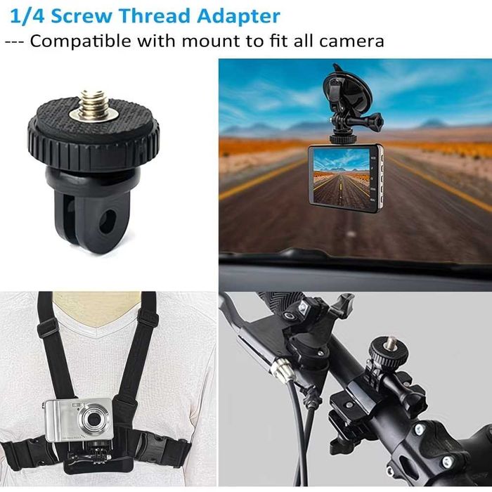 Комплект монтажи, щипки, адаптери, лепенки - За GoPro, DJI, Insta360