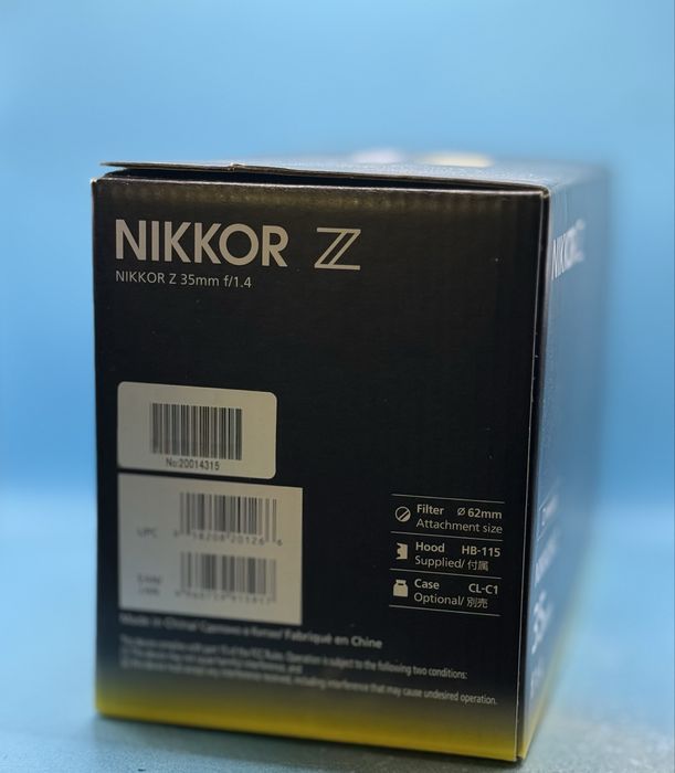 НОВ!!! Обектив NIKKOR Z 35mm f/1.4 – светлосилен обектив за Nikon Z