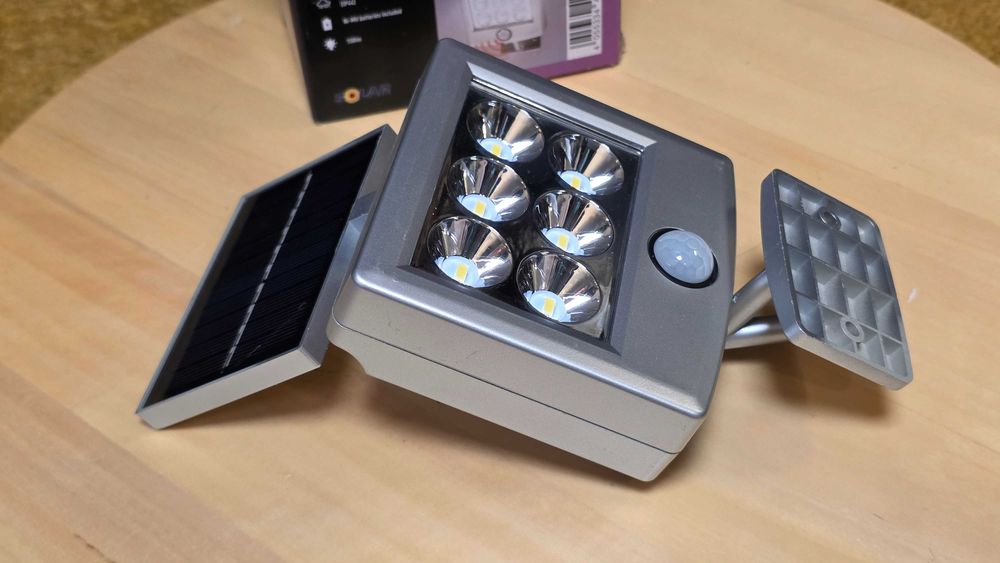 Livarno LED solar spotlight