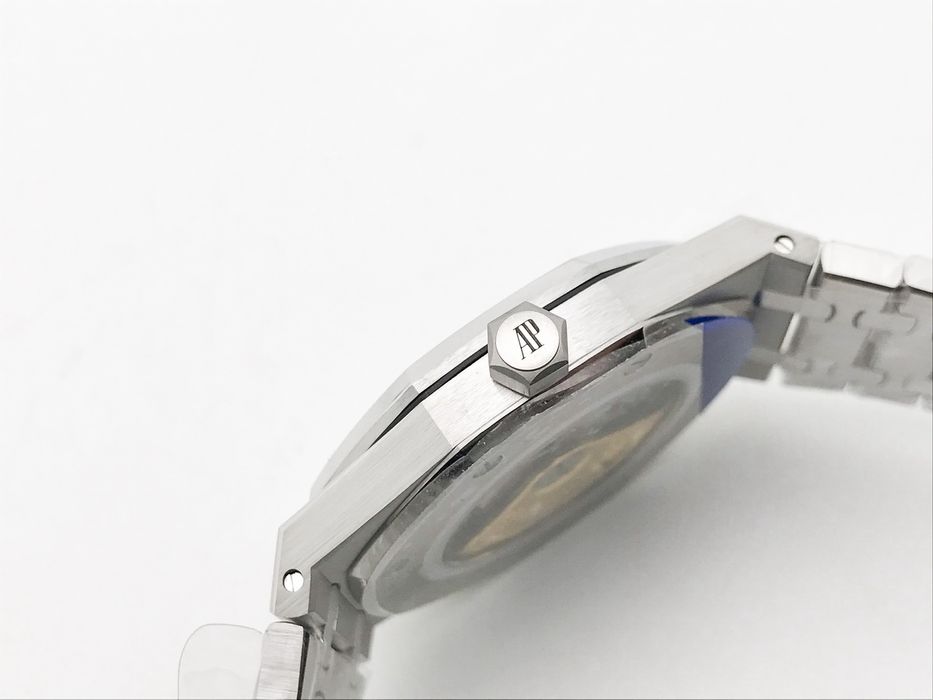 Audemars Piguet Royal Oak 15410 41mm Frosted Black Dial - QC снимки - мъжки часовник