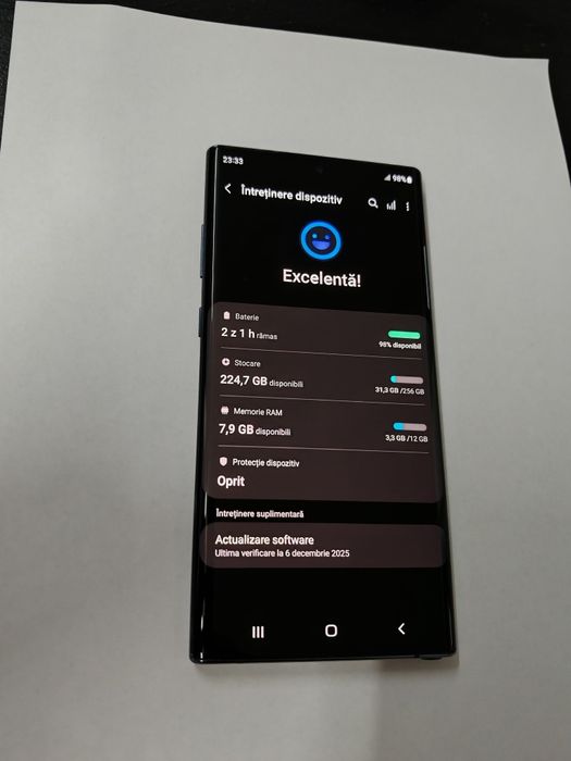SAMSUNG NOTE 10+ 12GB RAM/256 GB stocare