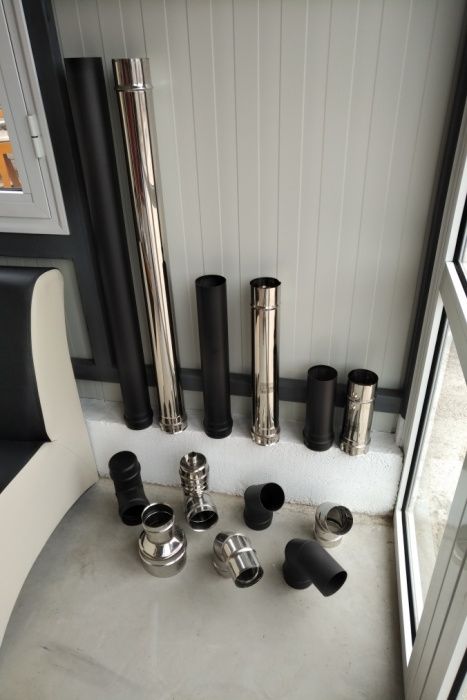 Kюнци и Димоотвотни тръби за печки на дърва и пелети