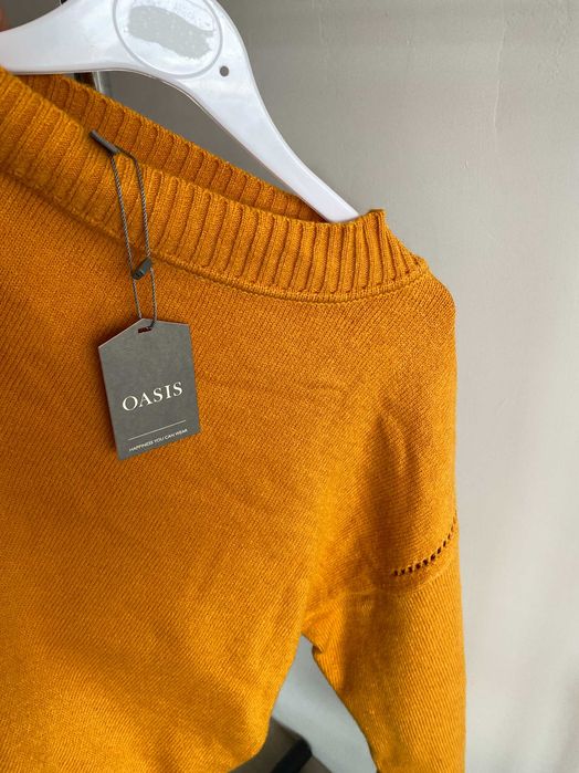 OASIS жълто оранжев пуловер M RRP €47