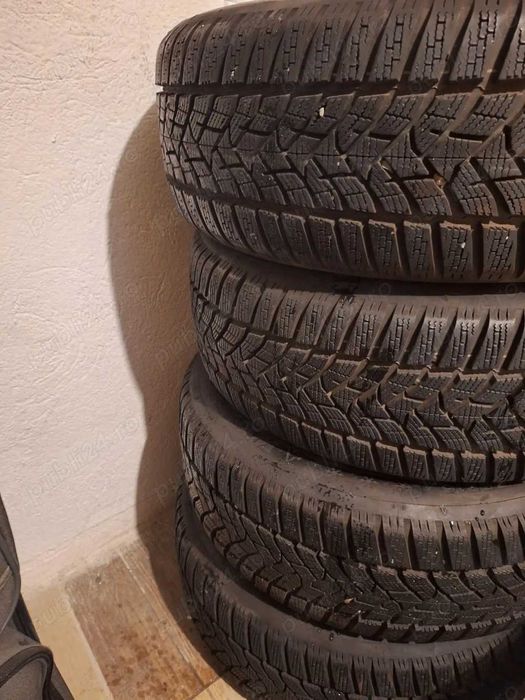 4 Roti Dunlop Sport M+S cu Jante Toyota 6.5Jx16 Et45