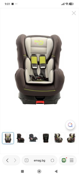 Столче за кола Mappy ISOFIX SAM до 18 кг.