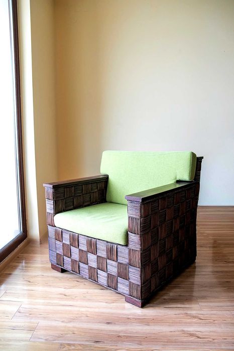 Ратанов фотьойл с масивна конструкция – внос от Индонезия